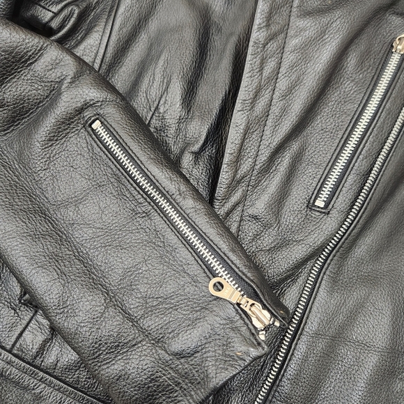 VINTAGE WILSONS LEATHER Moto Jacket,  Women's Medium - Picture 9 of 11